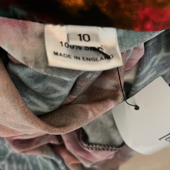 Peter Pilotto column silk maxi dress, size 10 - Picture 3 of 3